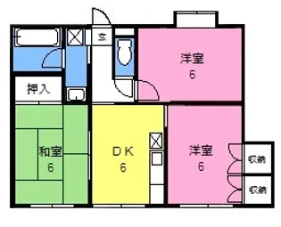 シャルメ【2階】の間取り