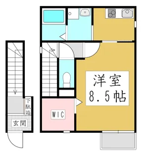 シルキーガーデン【2階】の間取り