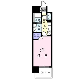 ファミーユ南蛮【4階】の間取り