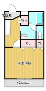 アビリティ新町【1階】の間取り