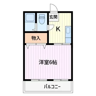 本田マンション 2号棟【2階】の間取り
