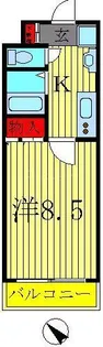 マルシェ奥住【4階】の間取り