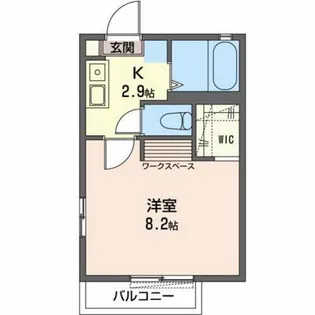 フェアリーランド【2階】の間取り