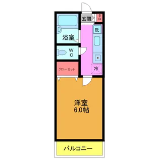 コンフォート・サワダ A【1階】の間取り