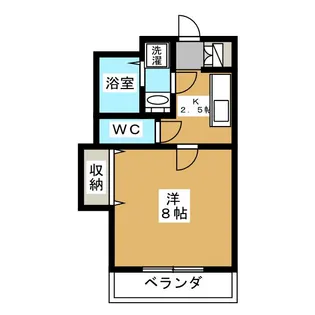 マリーン・ラ・セーヌ【2階】の間取り