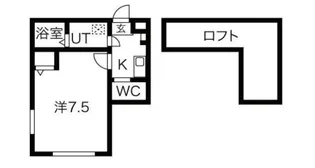 クラウンハウス【1階】の間取り