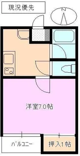 コーポワカツキ【2階】の間取り