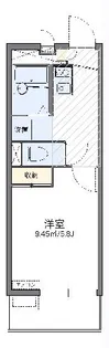 レオパレスアルメリア【3階】の間取り
