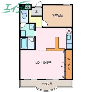 ロイヤルサイキ【3階】の間取り