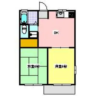 サランケイC【2階】の間取り