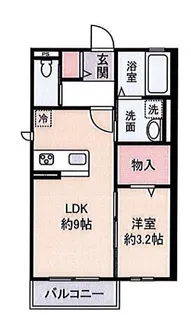 リヴェール【1階】の間取り