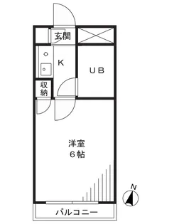 エクセルワコー【2階】の間取り
