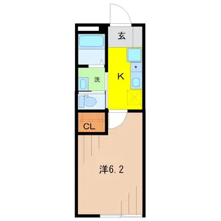 リシュール白山【1階】の間取り