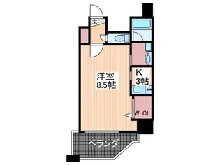 VELOCEIII【6階】の間取り