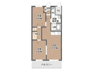 メルヴェイユ【3階】の間取り