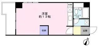 金町ハイツ【9階】の間取り