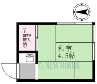 大野アパート【1階】の間取り