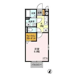 FELICE・青葉の杜A【1階】の間取り