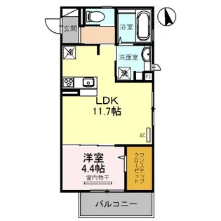 ベルメゾン池田【3階】の間取り