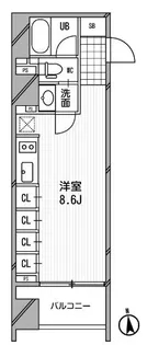 アーデン芝公園【9階】の間取り