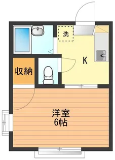 メゾンドソレイユ【2階】の間取り