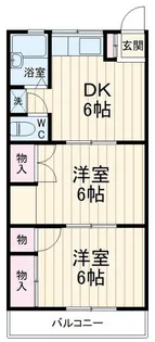 第二北見コーポ【2階】の間取り