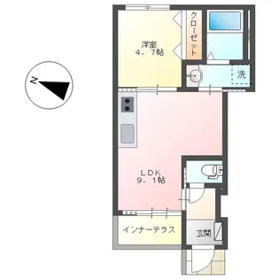 KURE HOUSE【1階】の間取り
