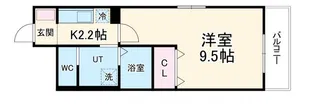 スブルース・ヴィラ【2階】の間取り