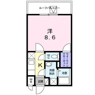 イル ソーレ パラッツオ【4階】の間取り
