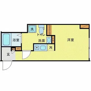 オアシス五反野レジデンス【3階】の間取り