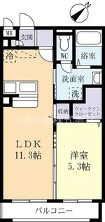 カーサ桜土浦【2階】の間取り