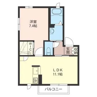 アミコート【2階】の間取り
