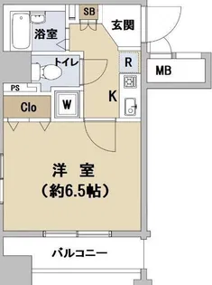 メインステージ日本橋馬喰町駅前【9階】の間取り