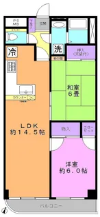 クランドール南平【3階】の間取り