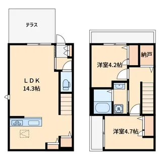 AERIA【1階】の間取り