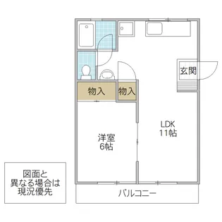グリーンヒルハイツ【1階】の間取り