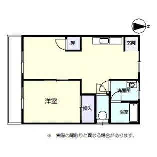辰巳ハイツ【1階】の間取り
