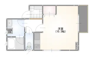 ハウスロゼII【1階】の間取り