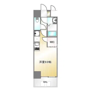 Alivis神戸駅前【8階】の間取り