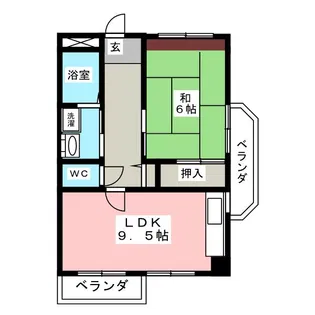 メルクマール北鎌倉【4階】の間取り