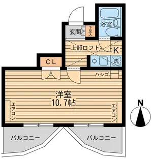 コモド駒込ハイツ【5階】の間取り