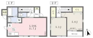 Luce【1階】の間取り