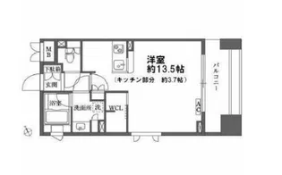 カスタリア大森【6階】の間取り