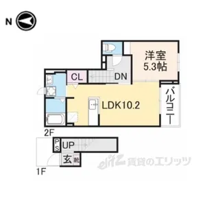 サンシャイン・N【2階】の間取り