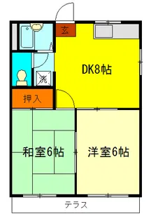 ファミール藤【1階】の間取り