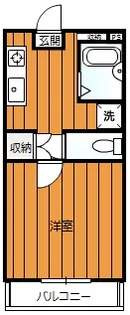 フリオフラッシュ【3階】の間取り