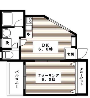 TS一之江駅前ビル【4階】の間取り