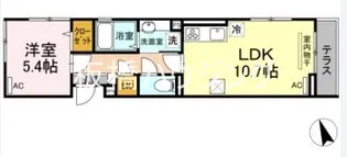 アンジュール徳丸B棟【2階】の間取り