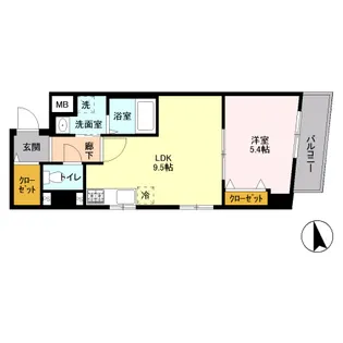 ガーデンハウス【4階】の間取り