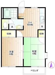 パインクレスト【1階】の間取り